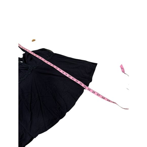 Bravissimo Navy Blue Baby Doll Style Tank Top Lace Detail Womens Size 38D - Picture 10 of 10